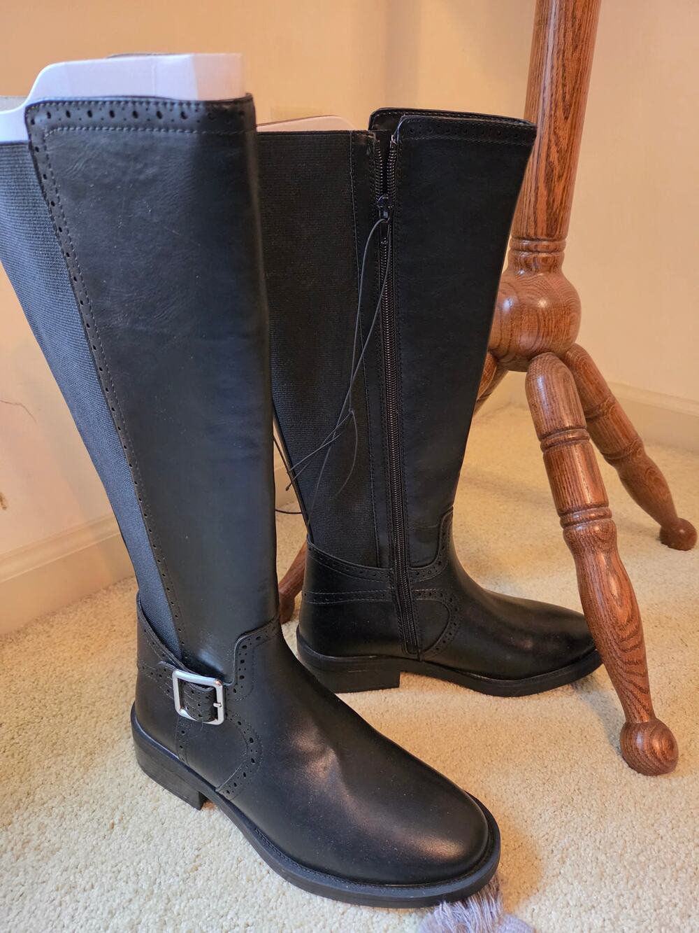 St. John's Bay Toyson Tall Black Riding Boots – Size 7 – New With Tags